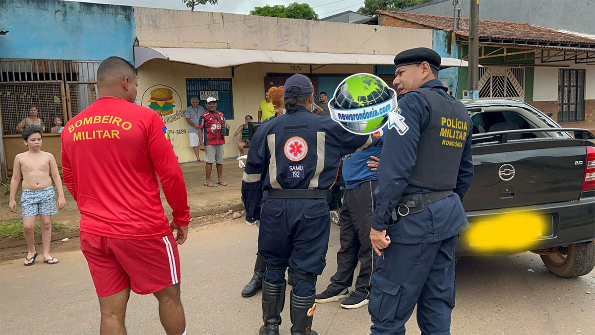 Motorista destrói muro de duas casas e causa acidente na zona Leste de Porto Velho - News Rondônia