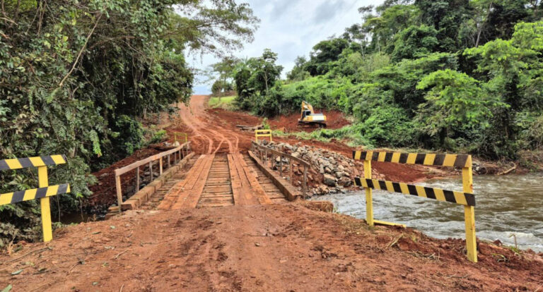 Governo de Rondônia conclui manutenção da ponte sobre o Rio Figueira na RO-383 - News Rondônia