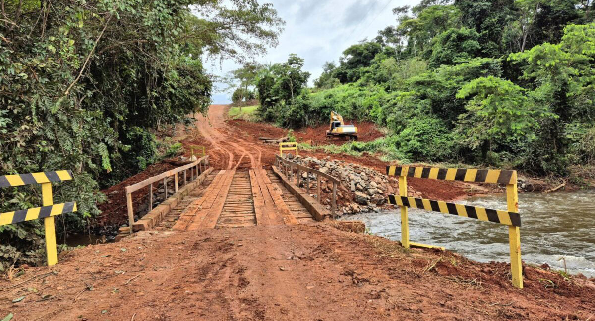 Governo de Rondônia conclui manutenção da ponte sobre o Rio Figueira na RO-383 - News Rondônia