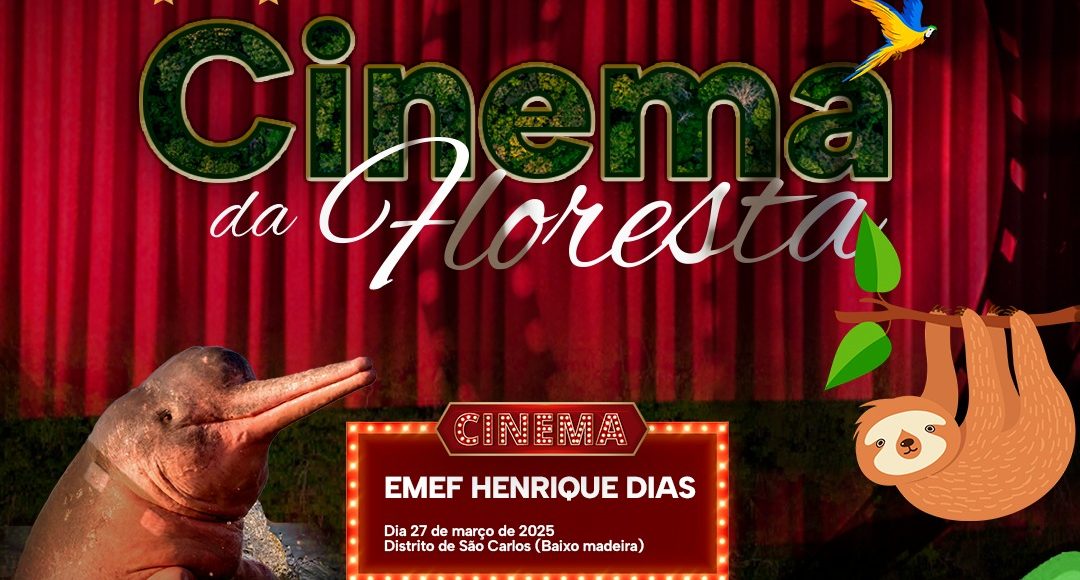 Cinema da Floresta leva cultura amazônica para escolas de Porto Velho