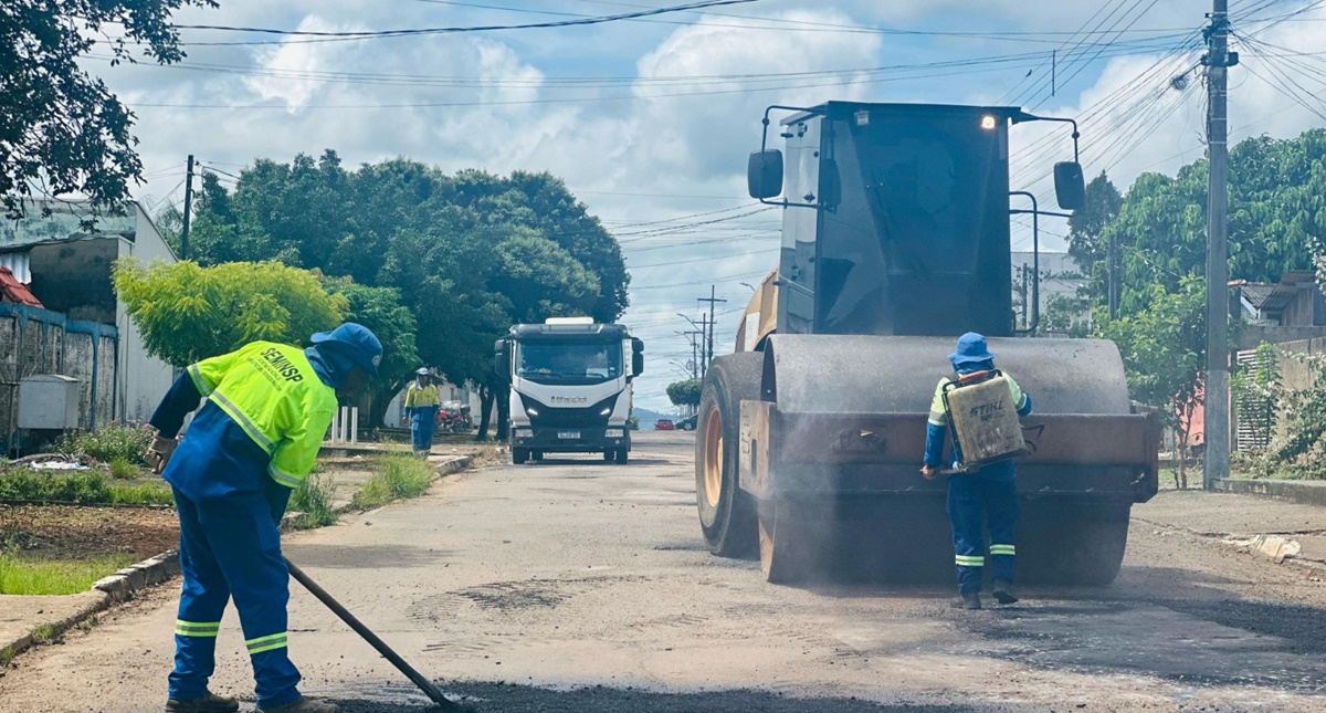 Prefeitura de Jaru continua com ações de manutenção de vias pavimentadas - News Rondônia