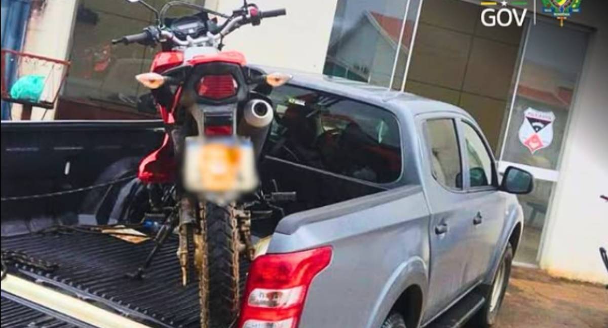 Polícia Civil de Rondônia recupera motocicleta furtada em Urupá e conduz suspeito para depoimento