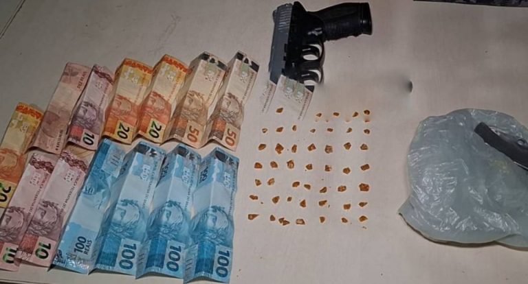 PATAMO apreende drogas e detém suspeito em patrulhamento no Bosque dos Ipês