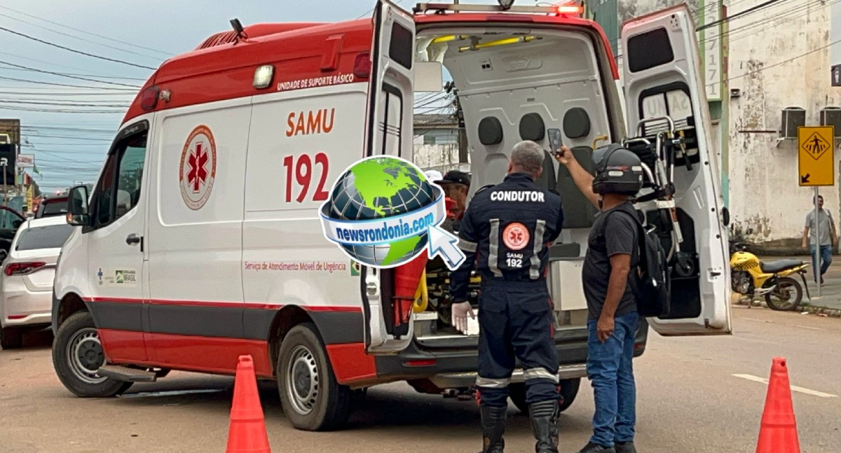 Motociclista fica ferido em acidente com Ônix na Avenida Amazonas - News Rondônia