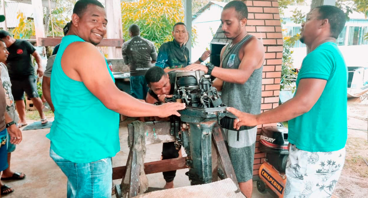 Capacitação em Manutenção de Motores de Popa fortalece autonomia dos quilombolas de Pedras Negras