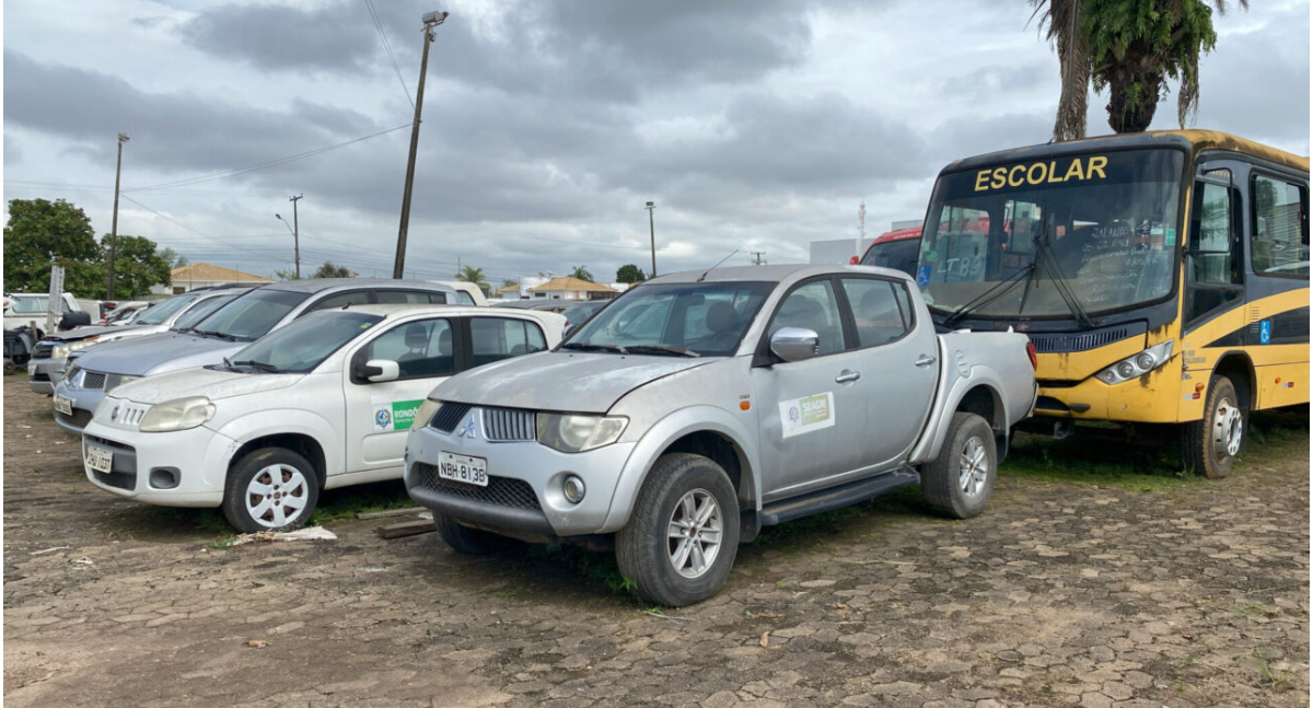 O leilão online de veículos do Governo de Rondônia está disponível para lances