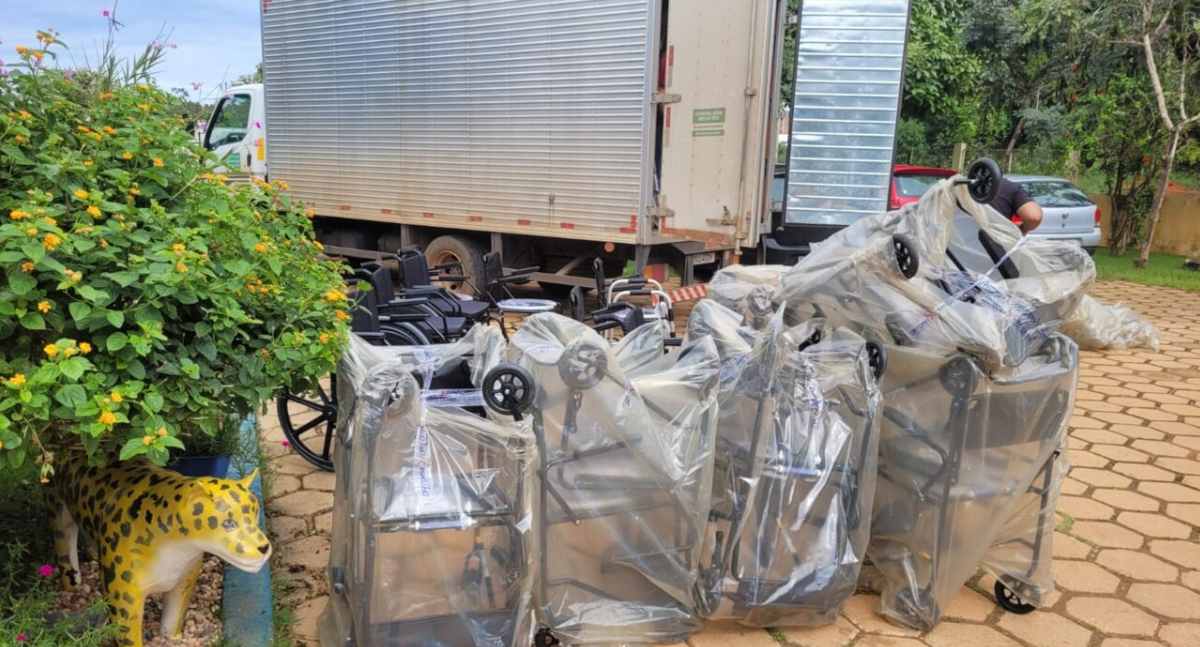 O Governo de Rondônia disponibiliza meios auxiliares de locomoção para o Lar dos Idosos em Vilhena