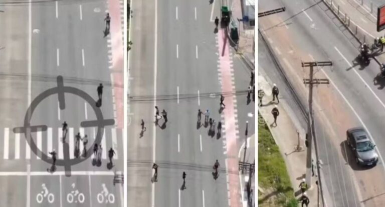 Cinco homens são presos após drone flagrar roubo em bloco de carnaval