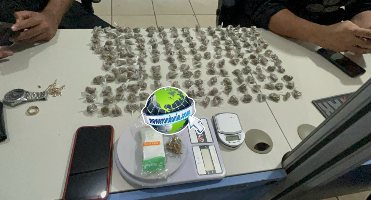 BPTAR flagra passageiro de moto de aplicativo com quase 200 porções de skunk - News Rondônia