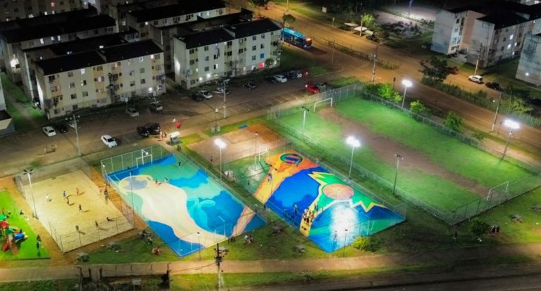 Prefeitura realiza revitalização de área de lazer no residencial Morar Melhor - News Rondônia
