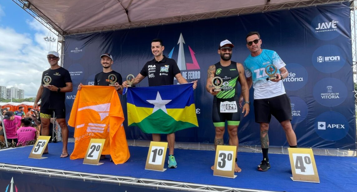 Triatleta de Rondônia alcança bicampeonato em torneio nacional com apoio do governo estadual