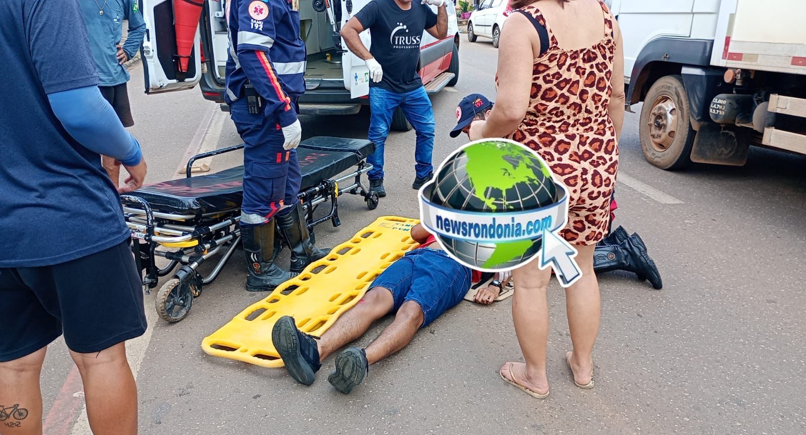 Militar da Base Aérea fica ferido depois de bater em moto com reboque