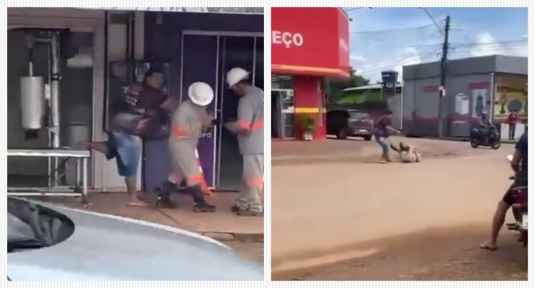 Vídeo mostra funcionário da Energisa sendo violentamente agredido em Porto Velho - News Rondônia