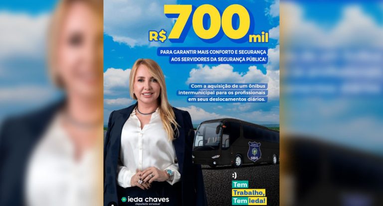 Deputada estadual Ieda Chaves garante emenda de R$ 700 mil para compra de ônibus destinado aos Policiais Penais de Rondônia - News Rondônia