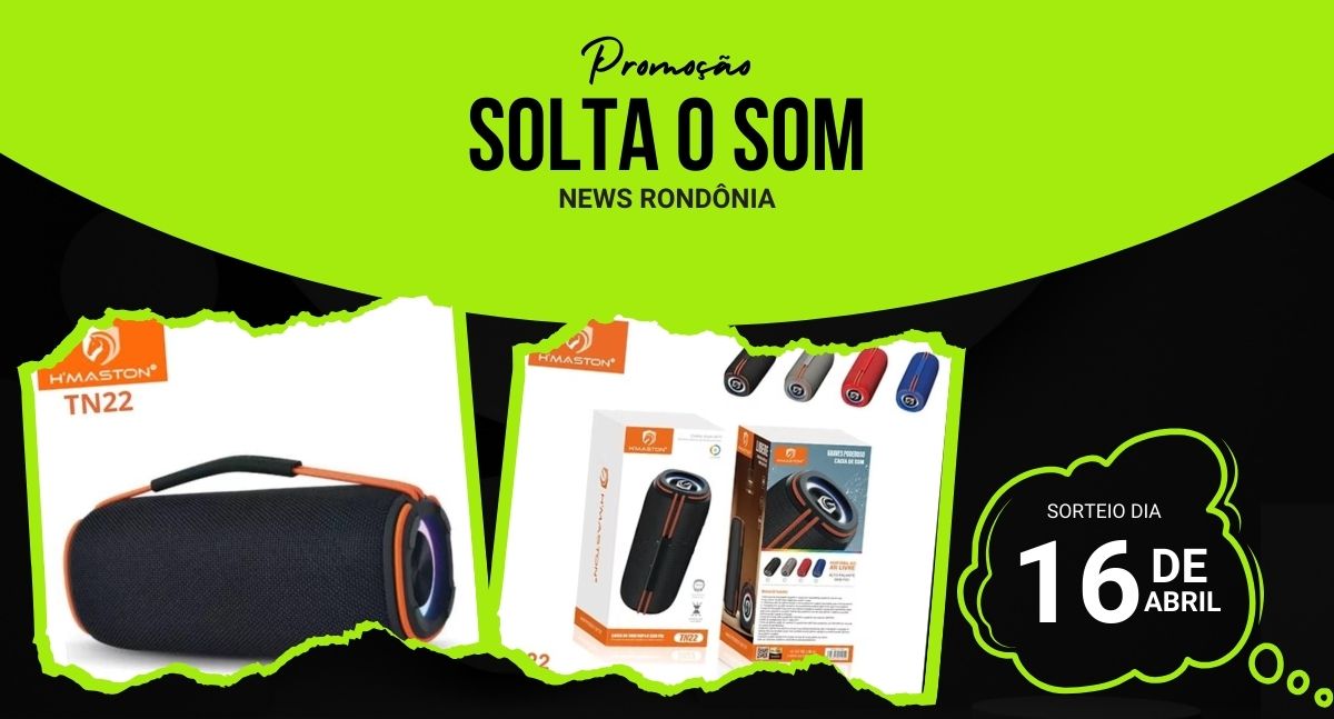 Participe da Promoção Solta o Som e Concorra a uma Caixa de Som H'Maston! - News Rondônia