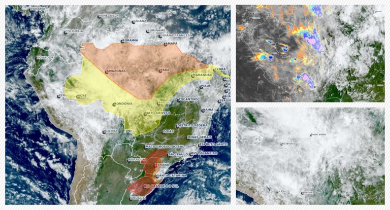 Com regiões apontando chuvas de nível 3, CPTEC e INPE alertam para fortes precipitações nas próximas 24 horas - News Rondônia