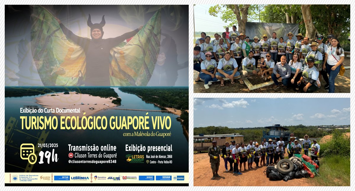 Consciência ambiental: Lançamento do Curta Documental “Turismo Ecológico Guaporé Vivo, com a Malévola do Guaporé” - News Rondônia