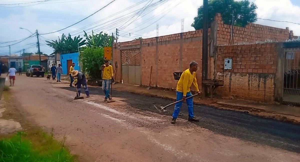  Zona Sul de Porto Velho recebe melhorias no asfalto