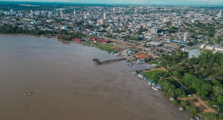 Porto Velho declara Estado de Alerta devido à elevação do rio Madeira