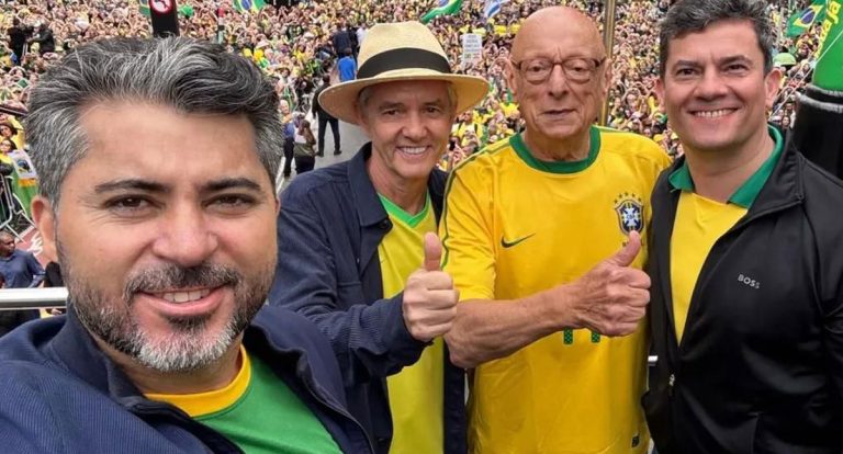 Senadores Jaime Bagattoli e Marco Rogério participam de manifestação pela anistia dos envolvidos no 8 de Janeiro - News Rondônia