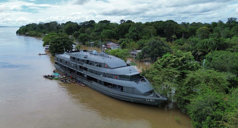 Navio hospitalar encerra missão no Rio Madeira com mais de 11 mil atendimentos de saúde