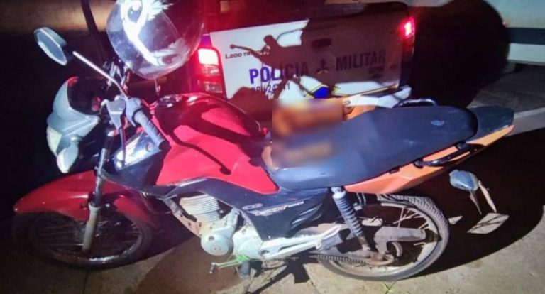 Motociclista é detido após fugir da Polícia e sofrer queda