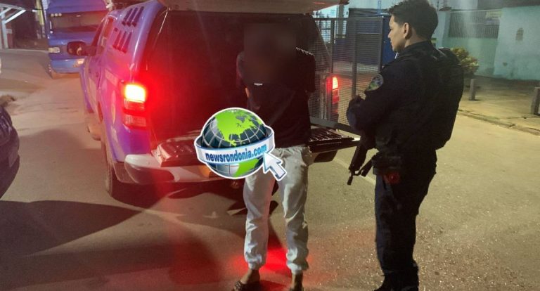 Apenado monitorado é preso depois de bater na esposa e investir contra a PM