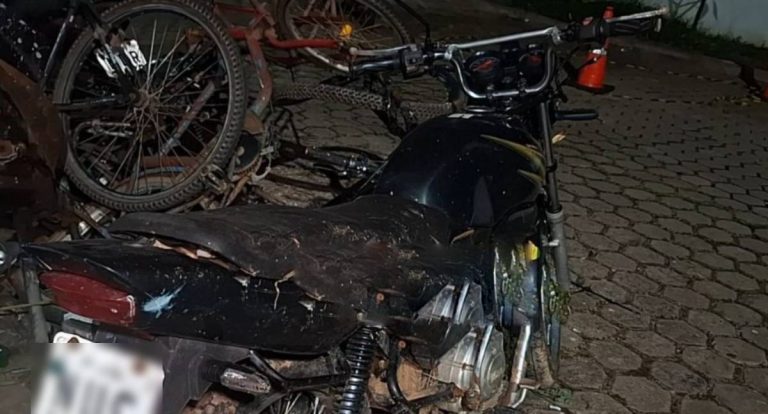 Polícia recupera motocicleta furtada na zona rural