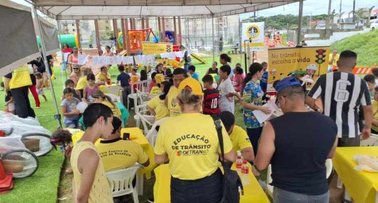 Detran de Rondônia realiza entrega de bicicletas e ações de conscientização no trânsito para crianças em edição do Rondônia Cidadã - News Rondônia