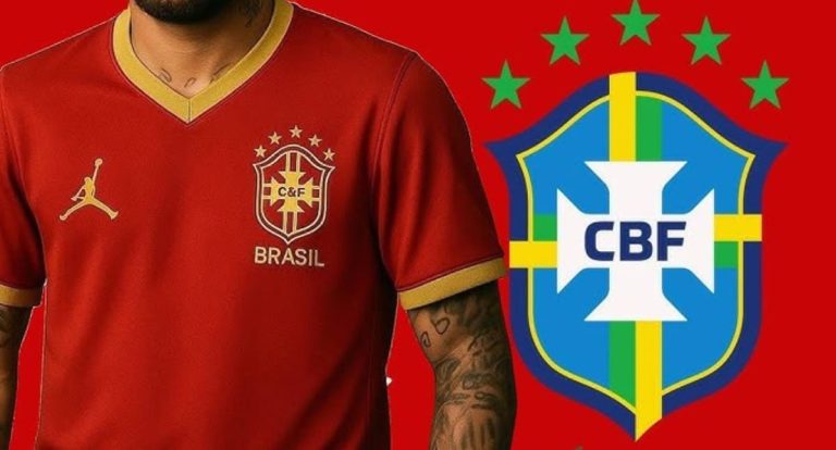 Seleção Brasileira anuncia uniforme vermelho para a Copa de 2026, e cores geram revolta