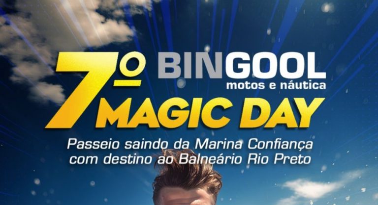 7º Bingool Magic Day reúne apaixonados por motos aquáticas, lanchas e barcos em passeio no dia 27 de abril