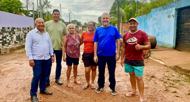 Everaldo Fogaça e secretário de Obras buscam solução para alagamentos no bairro Cidade Nova