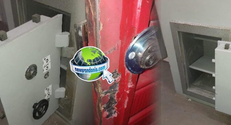 Bandidos aproveitam a forte chuva, invadem Lojas e arrombam cofre na zona sul