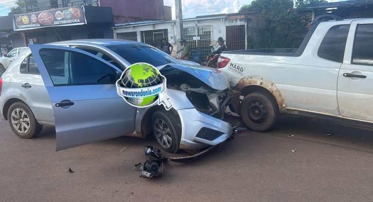 Batida entre carros deixa passageira ferida na zona leste