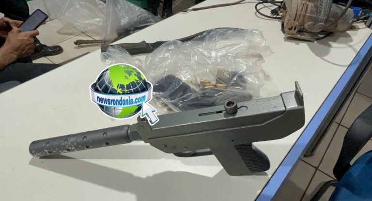 Criminoso fabricante de armas é preso com submetralhadora na zona leste