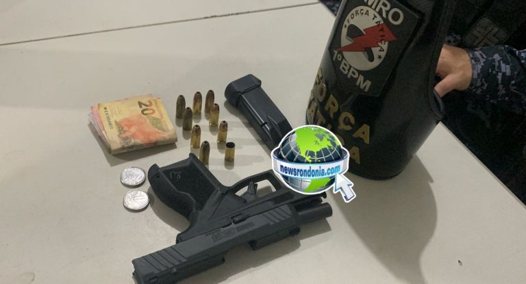 Falso CAC pega arma do patrão e acaba preso depois de atirar em conveniência