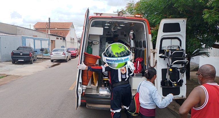 Telhado de residência quebra e idoso cai de cabeça no chão na zona sul