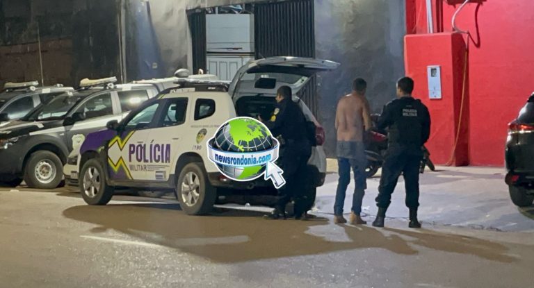 Homem é preso depois de bater na esposa, quebrar tudo dentro de casa e danificar viatura da PM