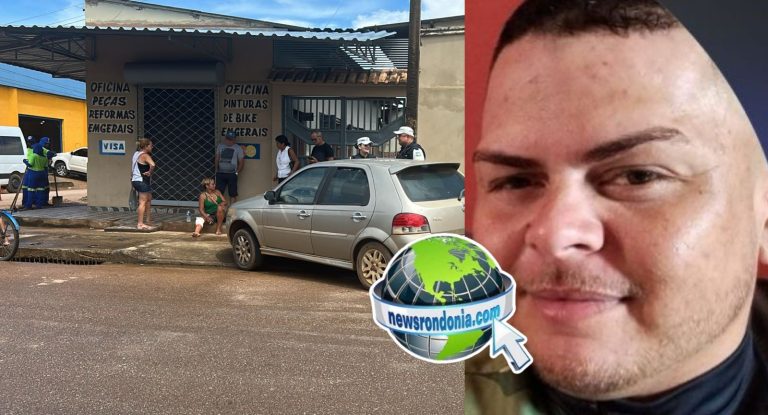 Operador de máquinas pesadas morre dentro de carro após queda de moto