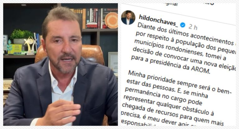 Hildon Chaves convoca nova eleição na AROM e reforça compromisso com o municipalismo - News Rondônia