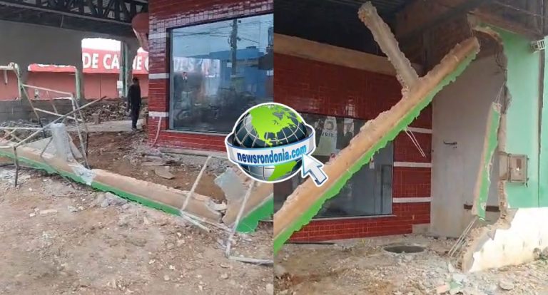 FRATURA: trabalhador é atingido por viga de concreto durante obra na zona leste - News Rondônia