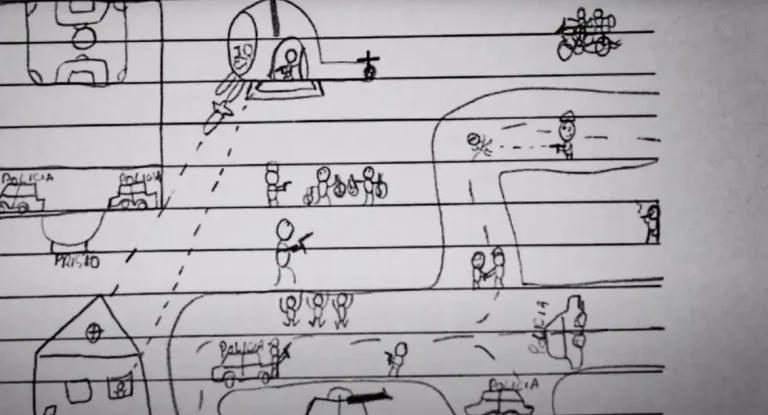 Documentário traz visão de crianças sobre violência policial em favela