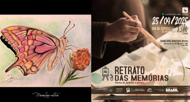 Exposição de Artes "Retrato das Memórias": Acontecerá na Escola Municipal Ermelindo Monteiro Brasil