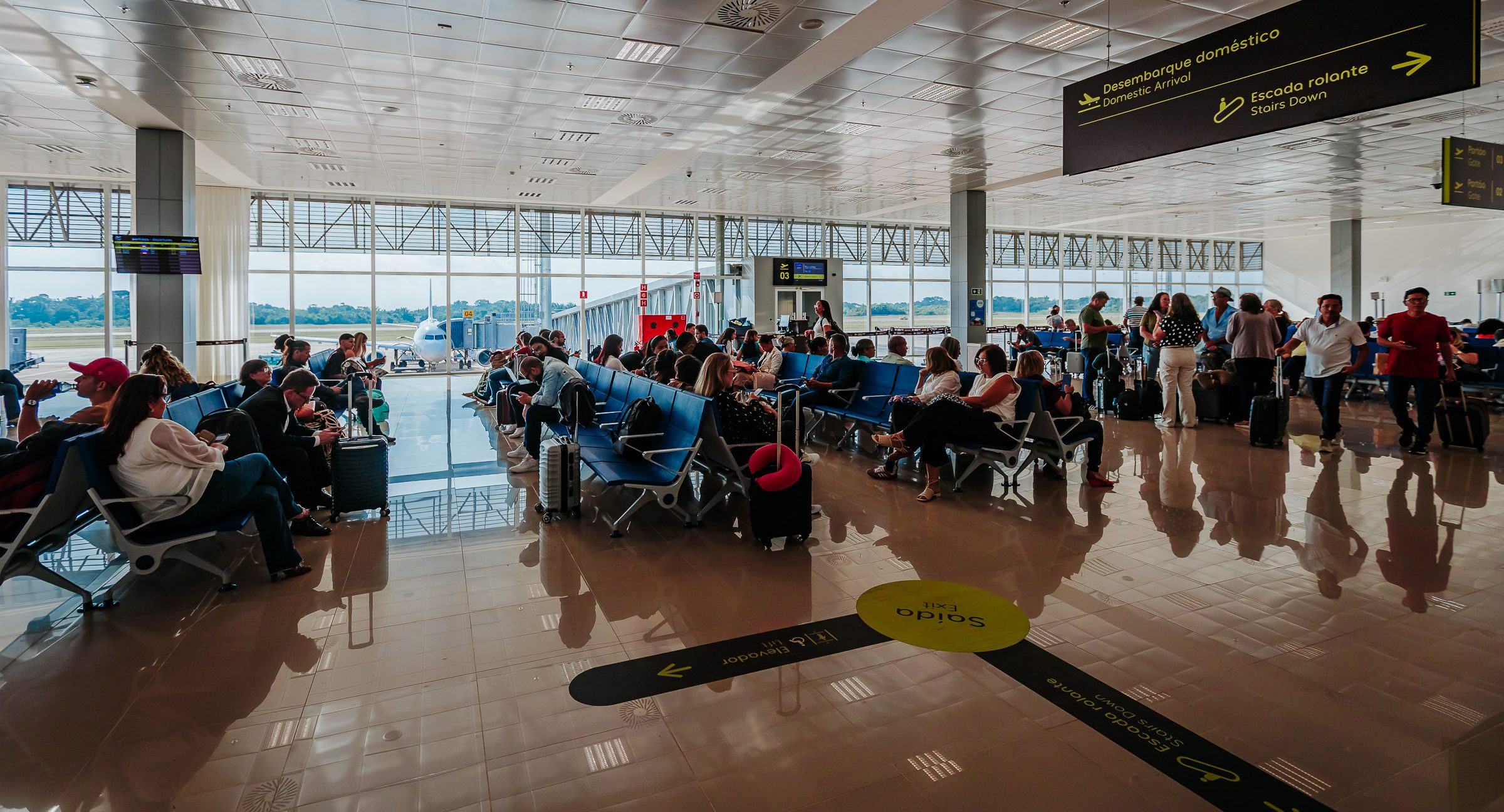Movimento de passageiros no Porto Velho Airport sobe 34% no início de 2025