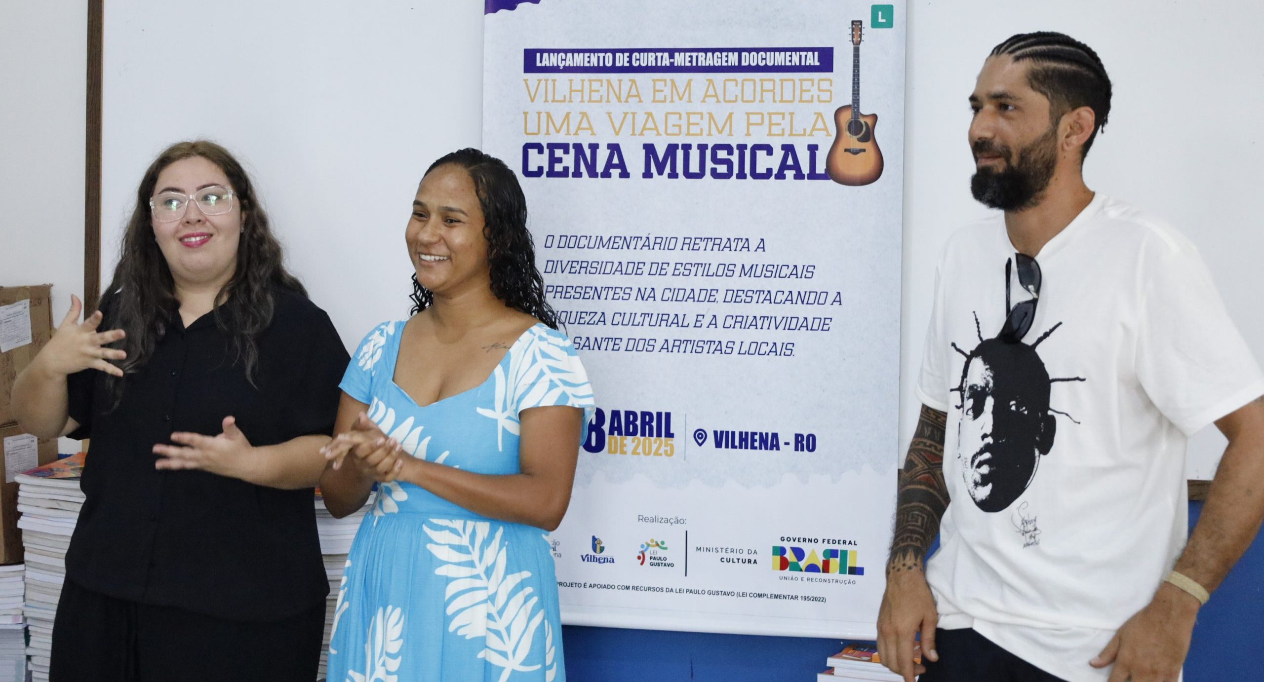 Documentário "Vilhena em Acordes" é lançado com bate-papo e celebra a música local