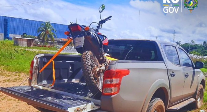 Polícia Civil recupera moto furtada em Cacoal durante operação em Seringueiras
