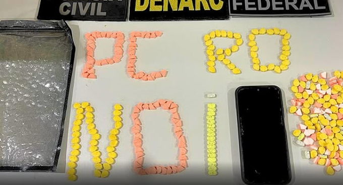 Homem é preso ao receber uma encomenda com drogas sintéticas em Rondônia