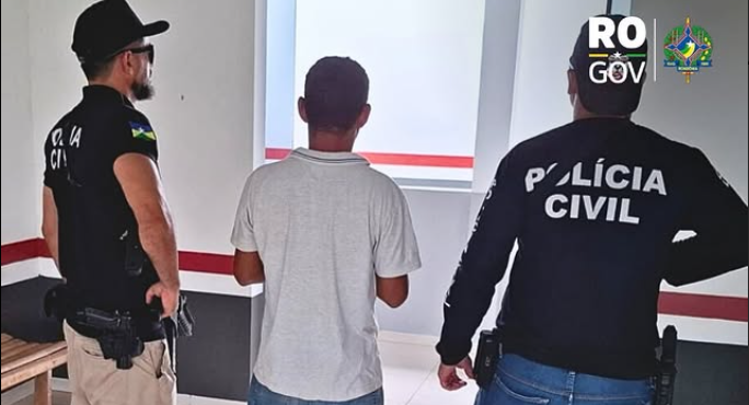 Homem é preso em RO por tentativa de homicídio cometida com ajuda da filha e do sobrinho