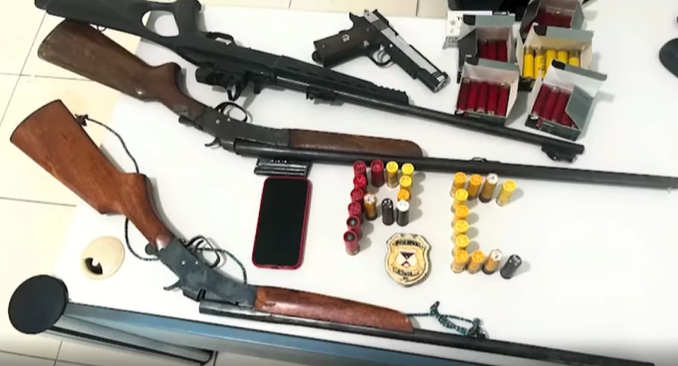 Operação investiga homicídio e esquema de segurança clandestina em garimpo de Ariquemes