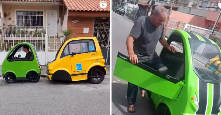 Brasileiro cria carro ultracompacto que pode ser o menor do mundo - News Rondônia
